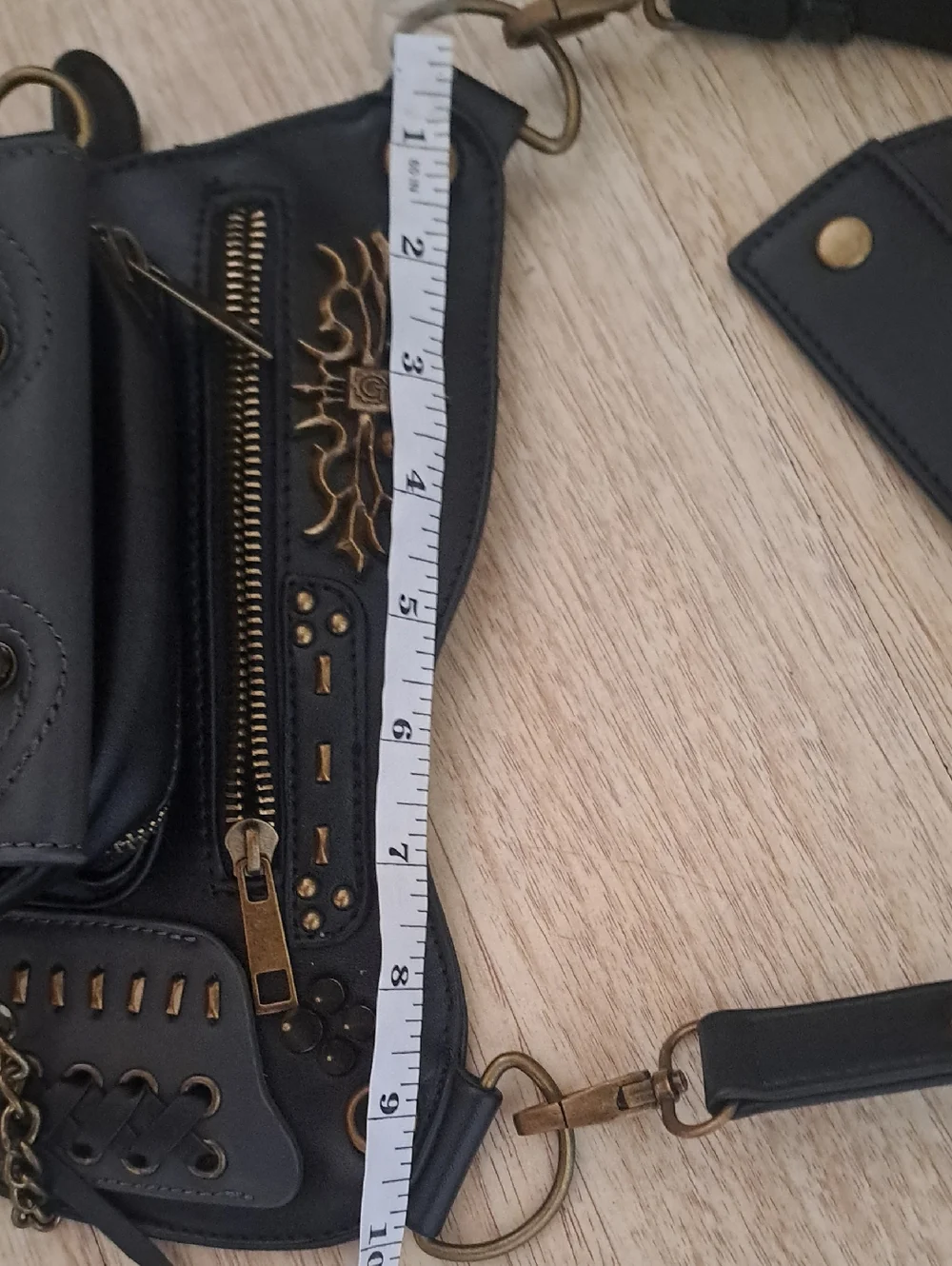 STEEL MOSTER Gothic Steampunk Handbag For Men and Women Hiking Fanny Pack.